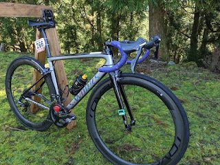 ゴール後のバイク